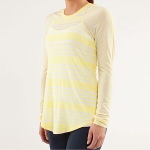 Yellow Striped Women's Top